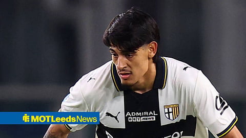 Mariano Troilo moving with the ball as he plays for Parma