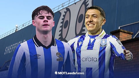 Leeds United gem Harry Gray and Ian Poveda in Sheffield Wednesday shirts
