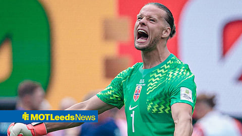 Orjan Nyland during the match between Brazil and Norway for the FIFA World Cup 2026 Round of 16 at MetLife Stadium