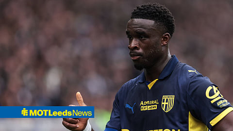 Mandela Keita of Parma Calcio 1913 is in action during the Serie A football match between Parma Calcio 1913 and SSC Napoli