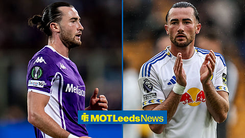 Jack Harrison playing for Fiorentina and Jack Harrison playing for Leeds United