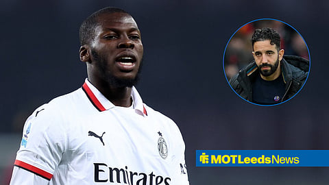 AC Milan midfielder Yunus Musah and AC Milan head coach Ruben Amorim