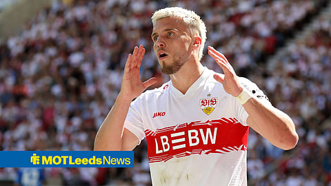 Ermedin Demirovic in action for VfB Stuttgart.