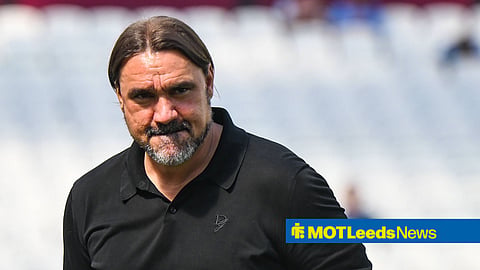 Daniel Farke pictured ahead of a Leeds United game