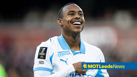 Igor Paixao celebrating for Marseille