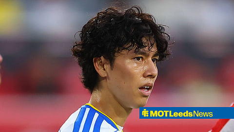 Ao Tanaka in action for Leeds