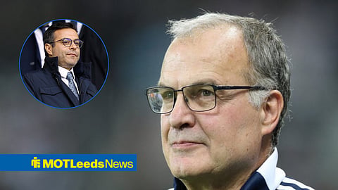 Former Leeds United manager Marcelo Bielsa and former owner Andrea Radrizzani
