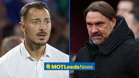 Newcastle United manager Matthias Jaissle and Leeds United manager Daniel Farke
