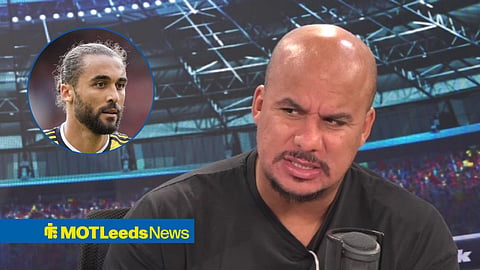 Gabby Agbonlahor speaking on talkSPORT and Dominic Calvert-Lewin in action for Leeds United