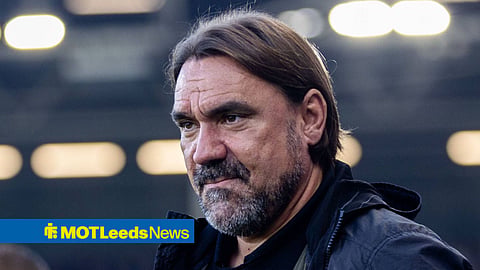 Daniel Farke looking on as Leeds manager