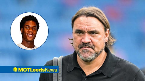 Leeds gem Louis Enahoro-Marcus and Daniel Farke