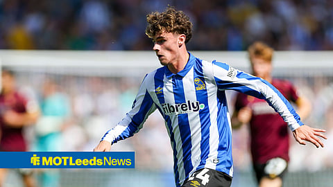 Leeds United forward Harry Gray playing for Sheffield Wednesday