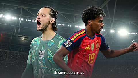 Spotted: Spain fans somehow take James Trafford item out of Wembley as Leeds man starts for England