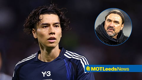 Leeds ace Ao Tanaka and Daniel Farke