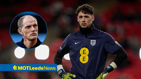 Leeds star James Trafford and Thomas Tuchel