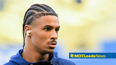 Jean-Matteo Bahoya pictured ahead of a Leeds United match