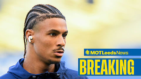 Jean-Matteo Bahoya pictured ahead of a Leeds United game