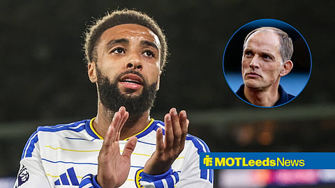 Leeds ace Jayden Bogle and Thomas Tuchel