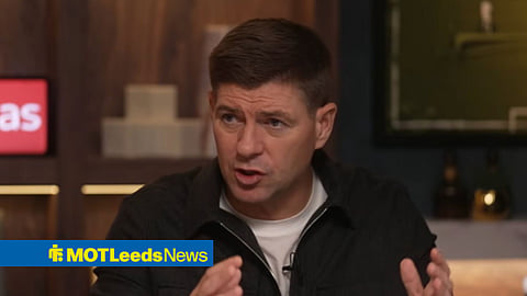 Steven Gerrard speaking on a podcast