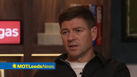 Steven Gerrard speaking on a podcast