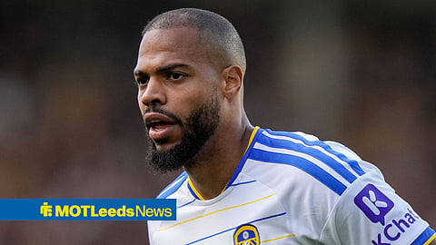 Lukas Nmecha in action for Leeds United