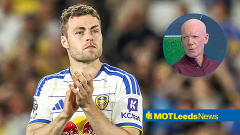 Leeds United defender Gabriel Gudmundsson and former Premier League referee Dermot Gallagher
