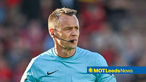 Stuart Attwell refereeing a Premier League game