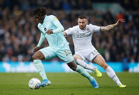 Dallas in action for Leeds (Credit: Imago)
