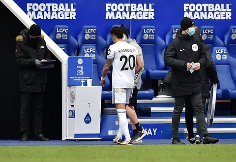 Rodrigo delivers injury update on Instagram after 'minor setback' v Leicester City