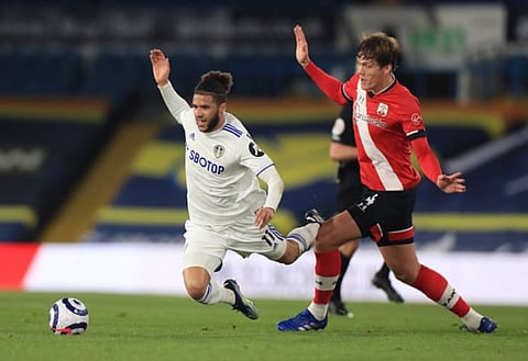 Leeds fans not happy with Tyler Roberts v Southampton