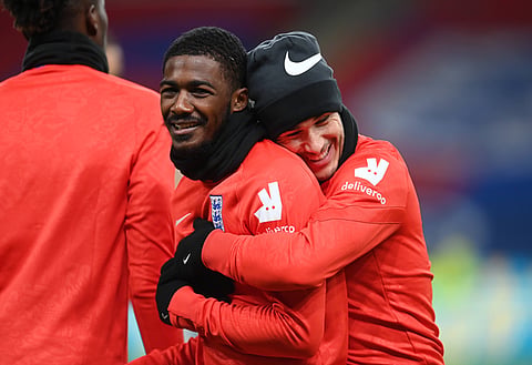 Leeds are monitoring Ainsley Maitland-Niles' transfer situation