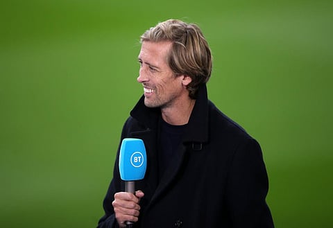 Peter Crouch sends Kalvin Phillips Twitter message