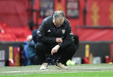 Gary Neville and Martin Tyler identify worrying Leeds United 'Achilles' heel' under Marcelo Bielsa