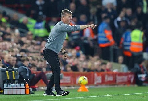 Jesse Marsch was animated on the touchline for Leeds United. 