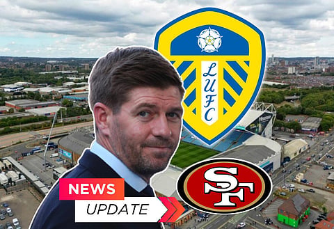 Leeds United in talks with Rangers title-winner Steven Gerrard amid competition from Leicester City