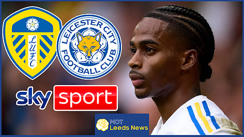 Crysencio Summerville skied a first-half chance for Leeds United vs Leicester City