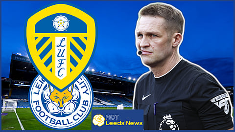 Craig Pawson was in charge for Leeds United v Leicester City