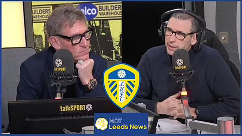 Simon Jordan and Martin Keown clash over Leeds United. Credit: talkSPORT