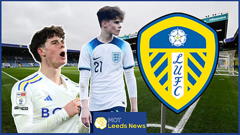 Harry Gray is tipped to follow brother Archie at Leeds United - Credit: Ben Mattinson via X