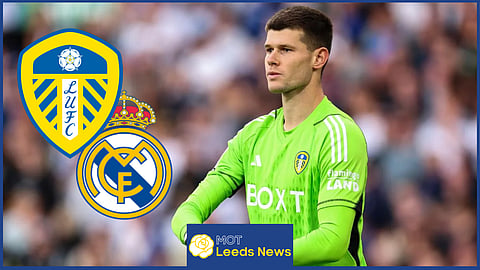 Illan Meslier has been in fine form for Leeds United after Real Madrid links