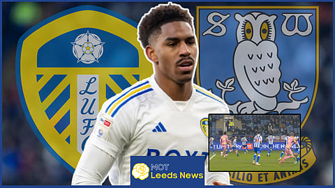 Junior Firpo assisted the Leeds United opener at Sheffield Wednesday - Credit: Sky Sports