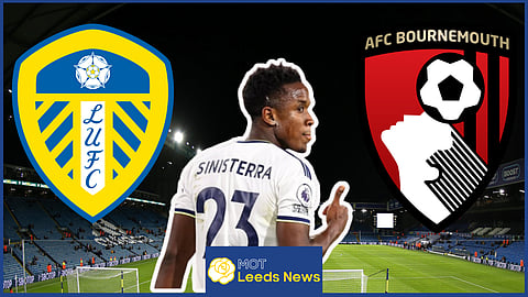 Luis Sinisterra joined Bournemouth from Leeds United