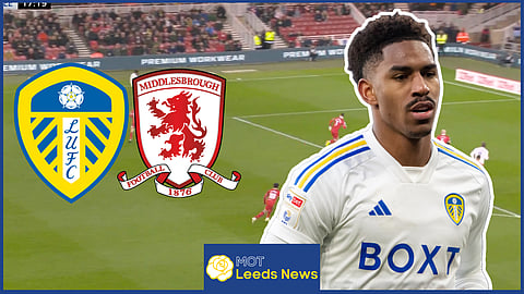Leeds United star Junior Firpo picked up an assist against Middlesbrough. 
Credit: Sky Sports Football