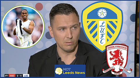 Stewart Downing loved what Crysencio Summerville did for Leeds v Middlesbrough. [Credit: Sky Sports]