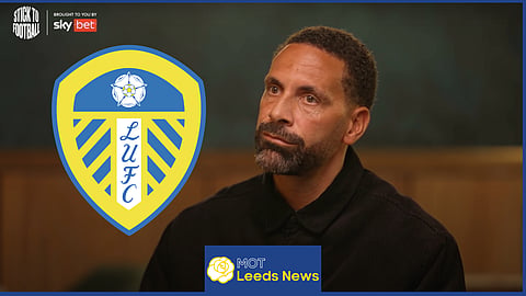 Rio Ferdinand has spoken about his time at Leeds. [credit: Stick to Football]
