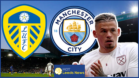 Kalvin Phillips, after loan at West Ham from Manchester City, has been linked with Leeds United