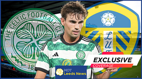 Celtic midfielder Matt O'Riley could be on the transfer radar of Leeds United