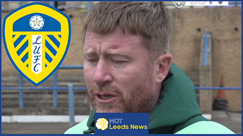 Simon Wood spoke on the back of Leeds United Women's latest match [Credit: LUTV]