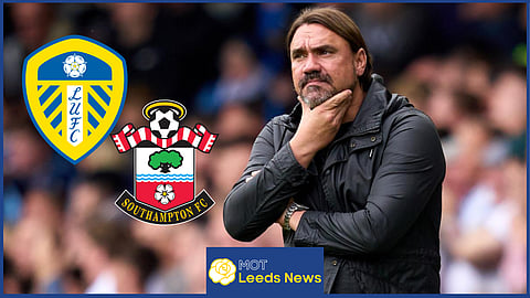 Daniel Farke and Leeds United were beaten by Southampton at Wembley