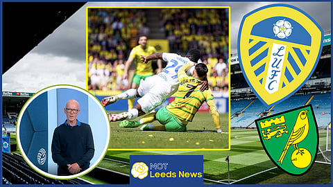 Dermot Gallagher has shared if he felt Leeds deserved a penalty v Norwich. [Credit: Sky Sports and @LUFC via X]